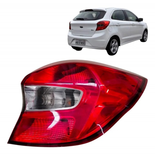 Lanterna Direita Ford Ka Hacht 2017 2018 2019 2020 Original Direito/passageiro Vermelho