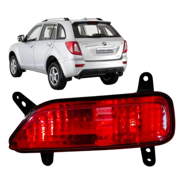 Lanterna Neblina Traseiro Esquerdo Lifan X60 2012 2014 2016 Esquerdo/motorista