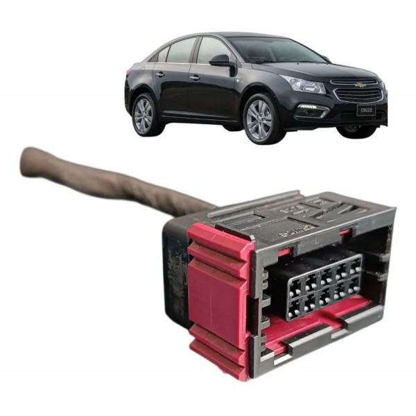Plug Conector Fechadura Porta T.d Chevrolet Cruze 2012 A2015