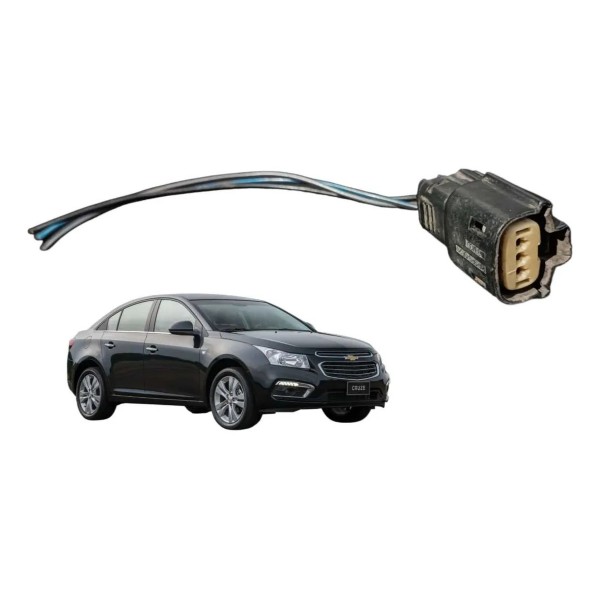 Plug Conector Farol De Milha D.d Chevrolet Cruze 2012 A 2015