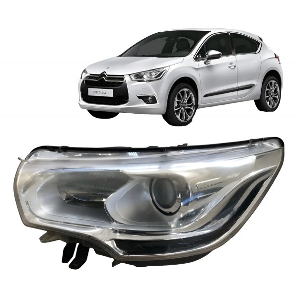Farol Esquerdo Citroen Ds4 2010 2011 2012 2013 2014 Detalhe  Esquerdo/motorista