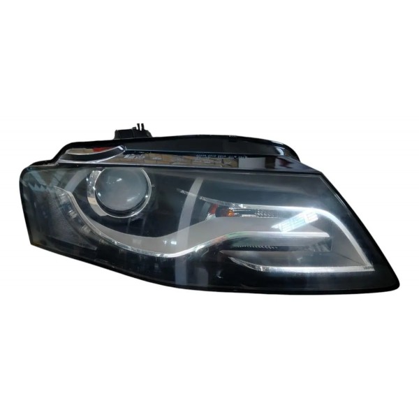 Farol Direito Audi A4 2010 2011 C/ Xenon Mascara Negr Detalh Direito/passageiro