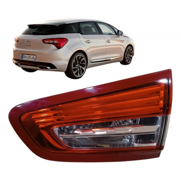Lanterna Direita Tampa Traseira Citroen Ds5 2014 2015 2016 Direito/passageiro Vermelho