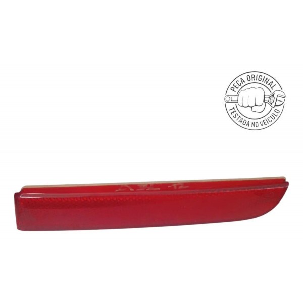 Refletor Olho Gato Direito Mitsubishi Lancer 2011 Ate 2019 Vermelho