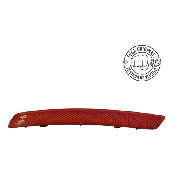 Refletor Olho De Gato Esquerdo Citroen C4 Cactus 2019 2020 Vermelho