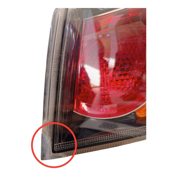 Lanterna Direita Mitsubishi Lancer 2012 2013 A 2016 Detalhe  Direito/passageiro Vermelho