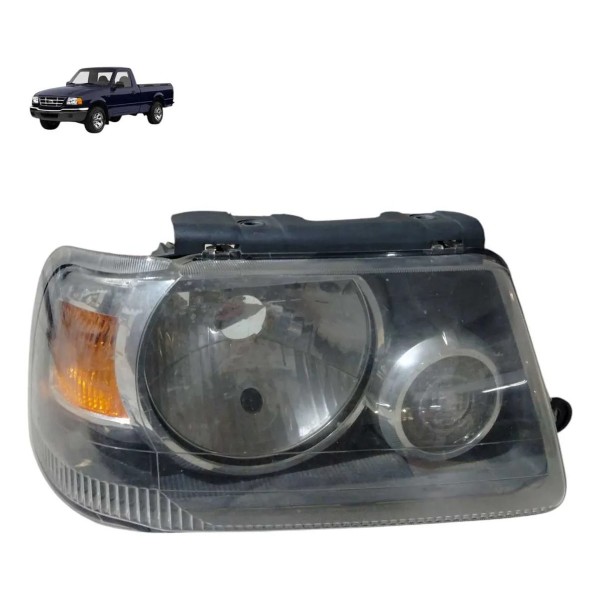 Farol Direito Fumê Ford Ranger 2005 2006 A 2009 Original Direito/passageiro