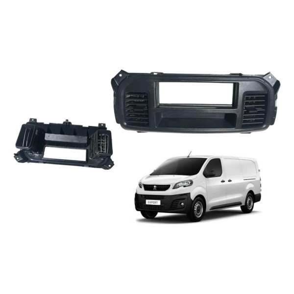 Painel Radio C Difusores Peugeot Expert 2017 2024 C/ Detalhe