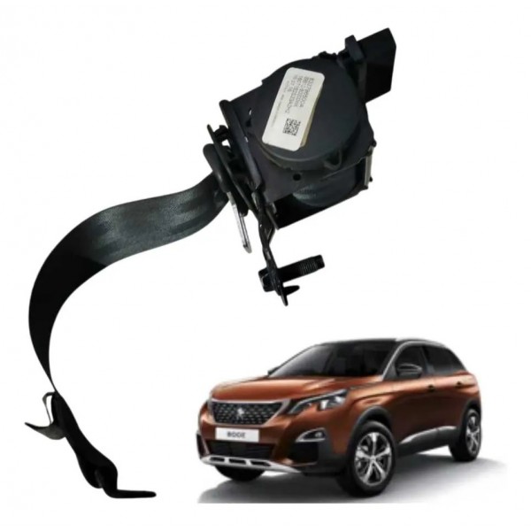 Cinto Seguranca Tras Esq Peugeot 3008 2019 2020 2021 2022
