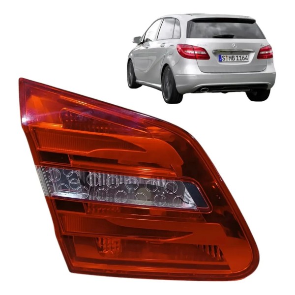 Lanterna Esquerda Mercedes B200 2013 2014 Tampa Esquerdo/motorista Vermelho