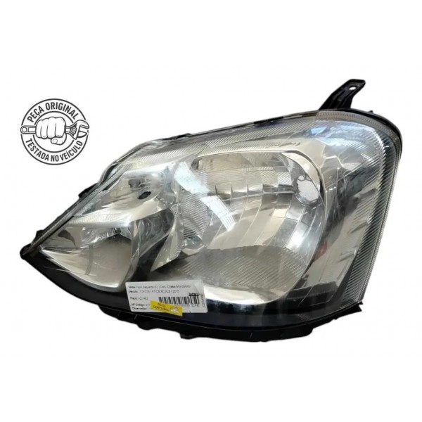 Farol Esquerdo Etios 2014 2015 2016 A 2019 Detalhe Esquerdo/motorista
