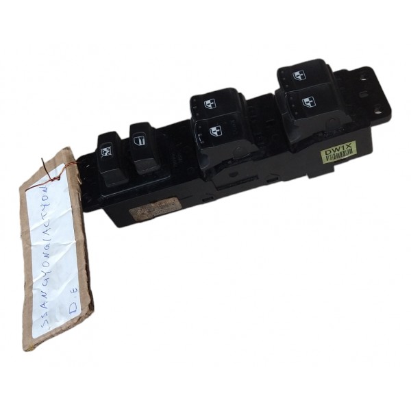 Régua Botão Interruptor Vidro Dianteiro Esquerdo Actyon 2009