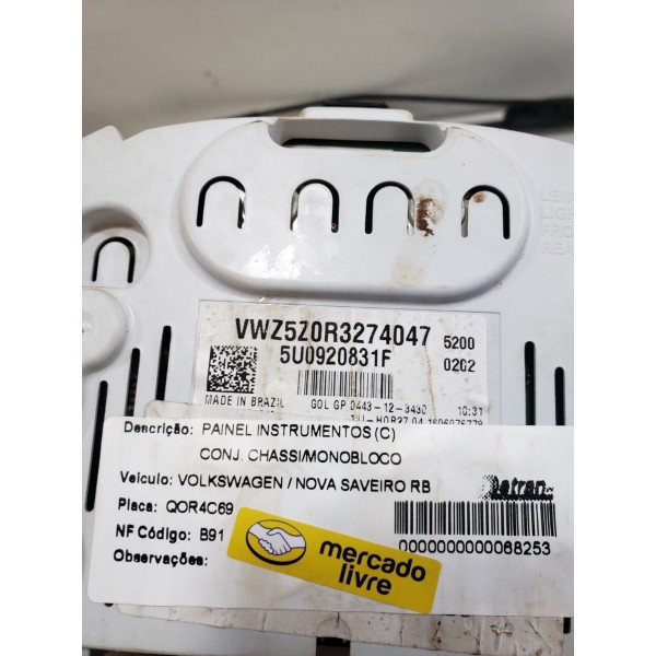 Kit Modulo Injeção Volkswagen Saveiro 1.6 2017 2018 2019