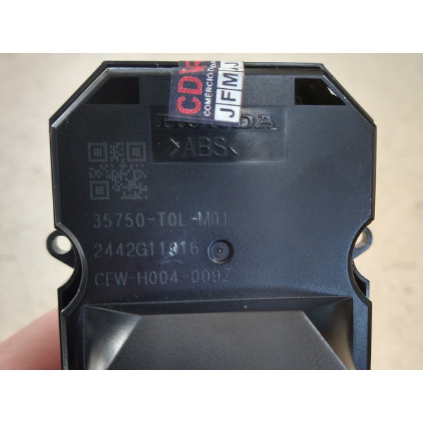 Interruptor Botão Vidro Dianteiro Esquerdo Honda Crv 2014